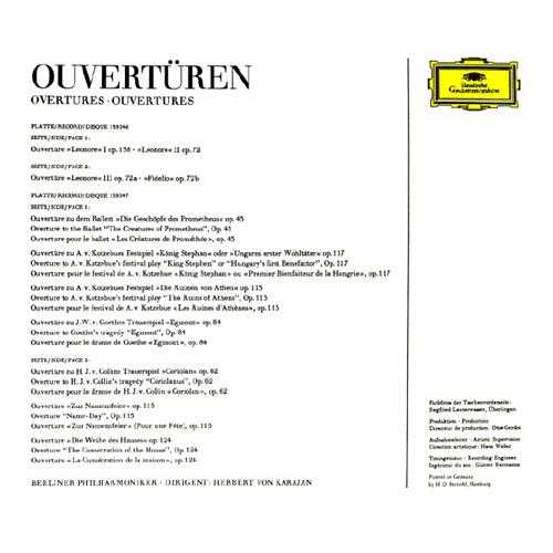 【古典音乐】卡拉扬《贝多芬·序曲全集》2CD.2012[FLAC+CUE/整轨]